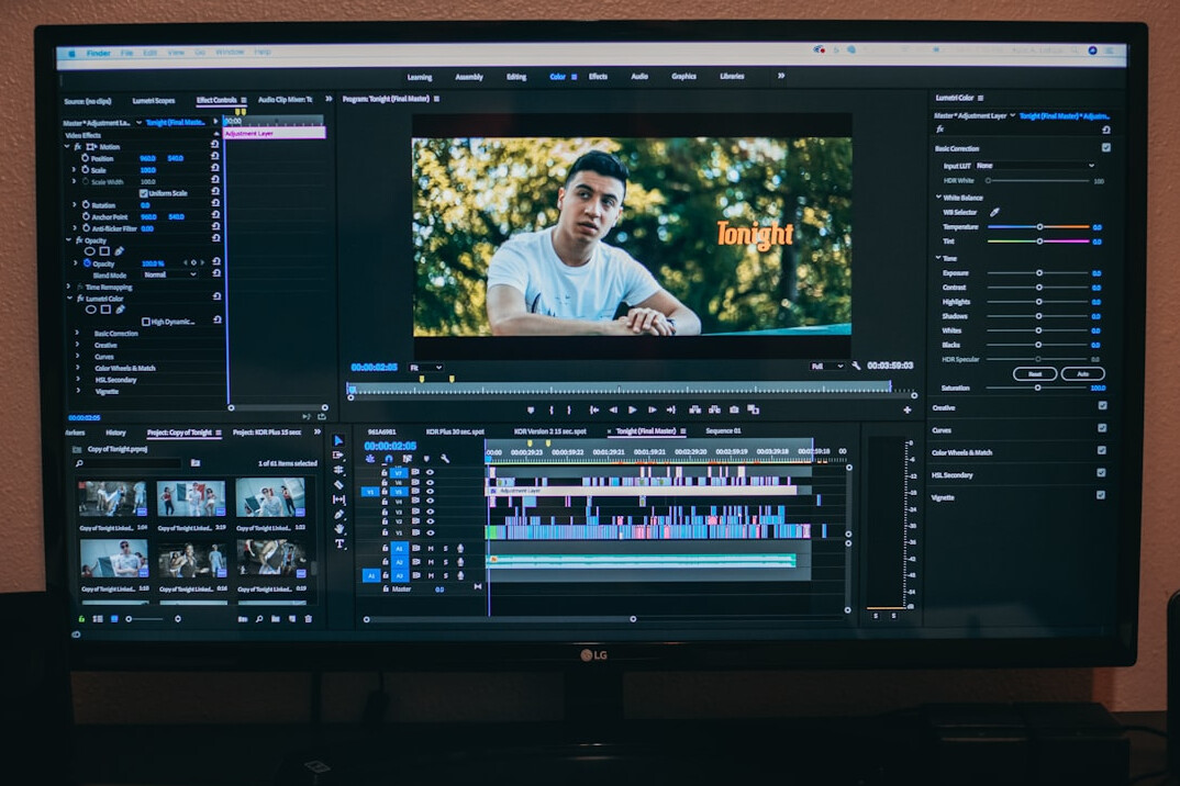 color grading video editor